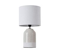 Pauleen 48022 Sandy Glow max. 20W for E14 Bedside Table luminaire Beige White 230V Ceramic/Fabric Without lamp