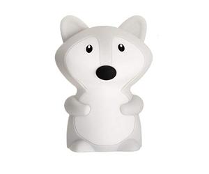 Pauleen 48041 Night Fox Night Light for Children with Battery LED Childrens Bedroom lamp with Colour Change Made of BPA- Silicone