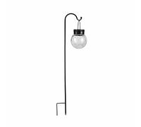 Pauleen 48056 Sunshine Pearl Solar Ground Spike Glass Ball for Outdoor Balcony or Garden 0.006 W Glass Black