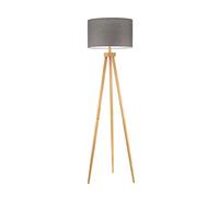 Pauleen 48109 Grand Coziness Floor luminaire max. 20W E27 Grey 230V Fabric/Wood