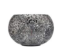 Pauleen 48162 Sunshine Miracle Lantern for Balcony or Garden Silver Outdoor Lighting Metal Solar 1800K