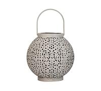 Pauleen 48180 Sunshine Jewel Solar Lantern for Balcony or Garden White Outdoor Lighting Metal Solar 3000K