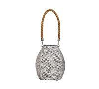 Pauleen 48182 Sunshine Diamond Solar Lantern for Balcony or Garden White Outdoor Lighting Metal Solar 3000K