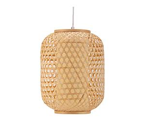 Pauleen 48202 Woody Delight Pendant luminaire max. 20 watt Beige, White, Bamboo, Plastic, Metal E27