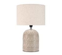 Pauleen Tender Pearl table lamp, fabric lampshade