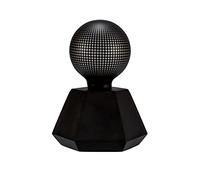 Pauleen 48283 LED Table Lamp Black Flare Mobile Table Lamp Timer Battery Including 1 x 0.3 Watt Living Room Lamp Black Concrete Glass 2700 K E27