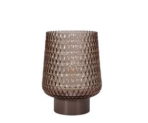Pauleen 48309 LED Mobile Table luminaire Sparkling Glamour Timer Battery Grey Table lamp