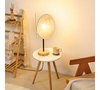 Pauleen 48297 Table Boho Darling E27 max. 20W Beige Metal, Fabric, Wood Bedside luminaire