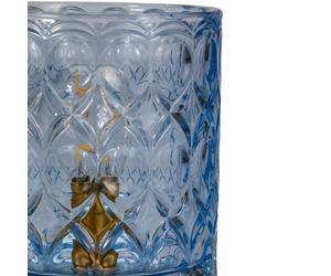 Pauleen Chic Glamour E14 LED battery blue metal