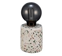 Pauleen Elegant Flare 48280 LED Table Lamp with Timer Battery Including 1x 0.2 Watt Concrete Glass 2500 K E27