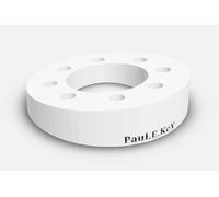 PaulEkey Ring Floodlight Wired Plus Camera 10 20 30° Angle Mounting Wedge Bracket UK Made (White, 10 Degree)