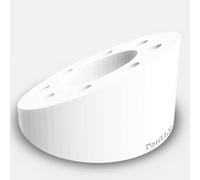 PaulEkey Ring Floodlight Wired Plus Camera 10 20 30° Angle Mounting Wedge Bracket UK Made (White, 30 Degree)
