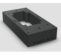 PaulEkey Ring Video Doorbell Spacer Mount, 25mm, 0 Degrees, Compatible with Ring 1/2/3/3+/4, Camera Angle Adjustment