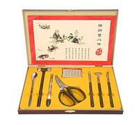 Paullice Crab Tool 8 Pieces Stainless Steel Lobster Cracker Tools Seafood Claw Tool Set for Crabs, Lobster Shellfish, Oysters