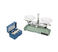 Paullice Mechanical Balance Scale-200g/0.2g Mechanical Tray Balance Scale with Weights for Chemical Physics Laboratory Teaching Tool
