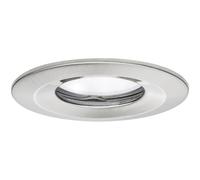 Paulmann .0 Coin Slim LED Bathroom Recessed Light 6W IP65 Iron Brushed