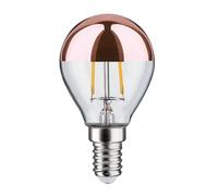 Paulmann 2.5W E14 Small LED Light Bulb Mirrored Copper Warm White 2700K