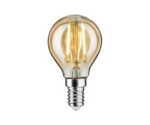Paulmann 28525 LED Vintage Retro Light Bulb 2 Watt Filament E14 Socket Gold 1,700 K 160 Lumen
