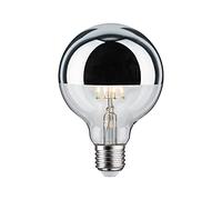 Paulmann 28673 LED Filament lamp G95 7 watts lamp Crown Mirror Silver 2700 K Warm White dimmable E27