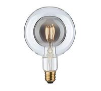 Paulmann 28763 LED lamp Inner Shape G125 Globe 4 watts dimmable lamp Smoke Glass efficient Light Warm White 2700 K E27