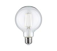 Paulmann 28779 LED Filament lamp G95 dim-to-Warm Globe 7 watts dimmable lamp Clear efficient Light Gold Light to Warm White 1800-3000K E27