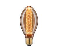 Paulmann 28827 LED lamp InnerGlow Inner Corn Bulb with Spiral Pattern 120lm 3.6 watt dimmable Light Gold Glass 1800K E27 lamp