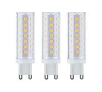 Paulmann 28925 LED Light Bulbs with Pin Base 3X 470 lm 3X 5 Watt Plastic 2700 K G9