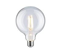 Paulmann 28971 LED Globe Filament Light Bulb G125 9 W Classic Opal 2700 K Warm White E27 Clear