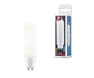 Paulmann 29058 Standard 230V LED Deco Pipe GU10 230V 4.9W 540lm 30mm Satin Plastic 2700K - Warm White