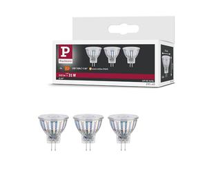 Paulmann 29140 Standard 12V LED Reflector GU4 3x345lm 3x4.2W 2700K Silver lamp