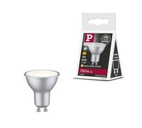 Paulmann 29168 LED Reflector Standard 230V GU10 750lm 8W 2700K Dimmable Matt Chrome 36° Bulb
