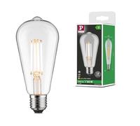 Paulmann 29249 Efficient-Line LED ST64 Bulb E27 3000K | Dimmable in 3 levels, warm white light with 3000 K, for E27 sockets