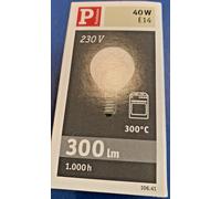 PAULMANN 40W E14 Oven Lamp 300°C 40Watt Bulb Oven Special