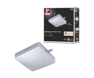Paulmann 50120 Smart Home Zigbee 3.0 URail Middle Feed 227x196mm max. 300W Chrome matt Rail System