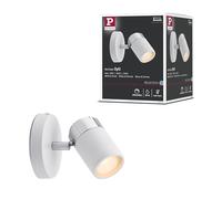 Paulmann Wall Spotlight Zyli 66710 - IP44, 1x10W GU10, White/Chrome, Metal, 230V