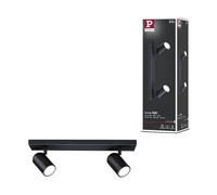 Paulmann 66775 Spotlight Zyli IP44 GU10 230V max. 2x10W dimmable Black matt