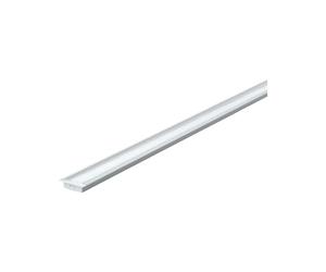 Paulmann 70410 Floor Profile with Diffuser 100 cm anodised Aluminium Satin Aluminium/Plastic for Lighting Effect with LED Strips