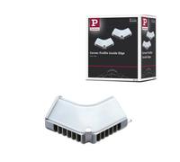 Paulmann 70442 Inside Edge Corner Profile For The Connection Of Profiles In The Corners Of Rooms 2-Pack Grey Plastic Can