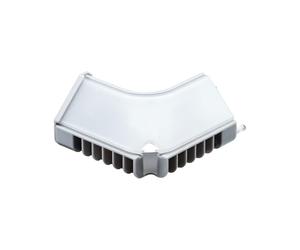 Paulmann 70442 Inside Edge Corner Profile for The Connection of Profiles in The Inside Corners of Rooms 2-Pack Grey Plastic can be Painted or wallpapered Over