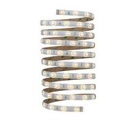 Paulmann 70592 YourLED Strip 3 m Warm White LED Strip White Clear Coated Lighting Strip 7.5W Light Strip 800 lumens 120 LEDs 12V DC LED Strip
