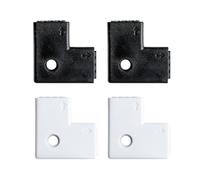 Paulmann 70599 YourLED 90° Corner Connector for LED Strip 4-Pack Strip Accessory White Black Plastic 2X White 2X Black incl. 4-Way pin