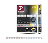 Paulmann 70630 MaxLED Tunable White LED Strip Coated LED Strip 1 m Lighting Strip 7W Light Strip with White Light Control LED Strip