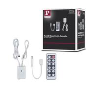 Paulmann 70683 MaxLED dim/Switch Controller for LED Strip Control for Single-Colour Strips incl. IR Remote Control max. 144W, White