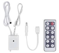 Paulmann 70683 MaxLED dim/Switch Controller for LED Strip Control for Single-Colour Strips incl. IR Remote Control max. 144W, White