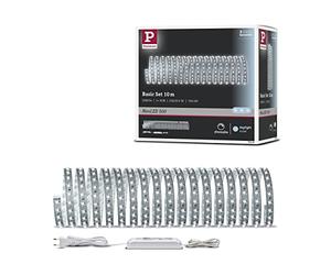 Paulmann 70830 MaxLED 500 LED Strip Basic Set incl. 1x48.5-watt dimmable Lighting Strip Silver Light Strip Plastic LED Strip 6500 K