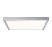 Paulmann 70866 LED Atria mounting Panel Rectangular Ceiling luminaire 20W Light 2700K Warm White Chrome matt dimmable for Wall and Ceiling mounting