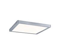 Paulmann 70867 LED Atria mounting Panel Rectangular Ceiling luminaire 24W Light 2700K Warm White Chrome matt dimmable for Wall and Ceiling mounting