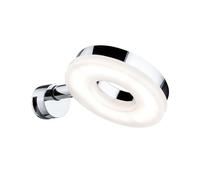 Paulmann 70881 Becrux LED Mirror luminaire incl. 1x4-watt wall lamp Chrome wall luminaire Metal, Plastic Bathroom lamp 3000 K