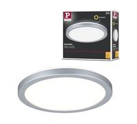 Paulmann Atria Shine 70990 LED Panel 190 mm Round Including 1 x 11.2 W Warm White Chrome Matt Light Panel Plastic Ceiling Panel 3000 K