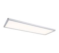 Paulmann Atria Shine 70996 LED Panel 580 x 200 mm 3-Step Dim Square Including 1 x 22 W Dimmable Warm White Chrome Matt Light Panel Plastic Ceiling Panel 3000 K